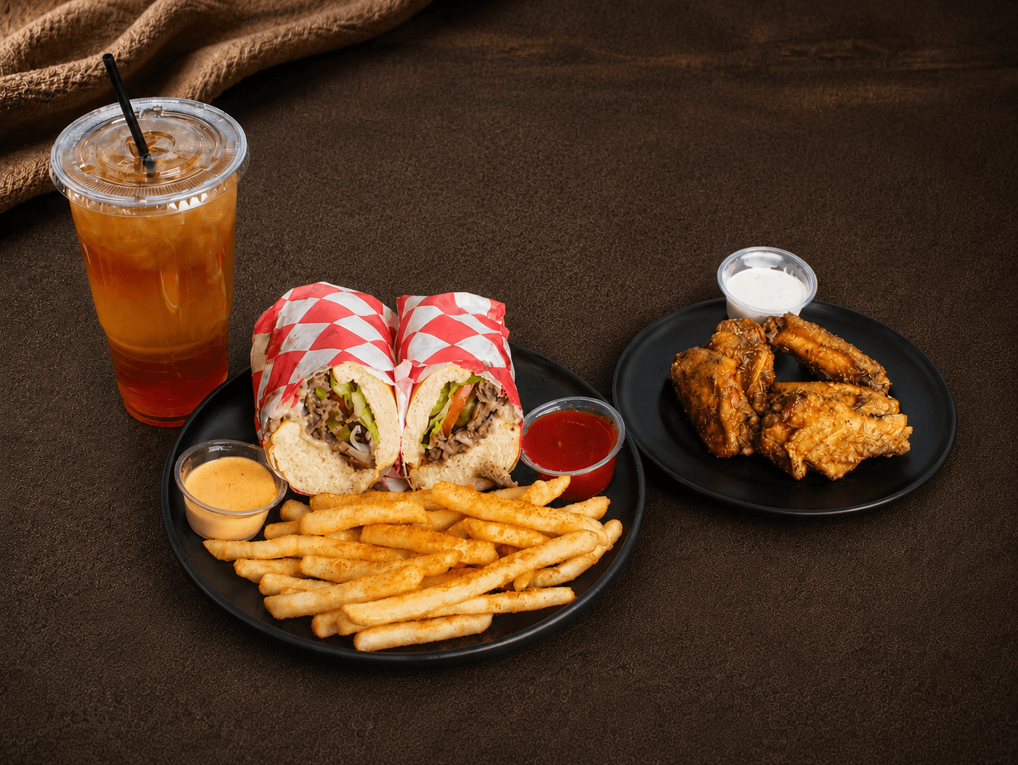 Philly & 5 Wings Combo